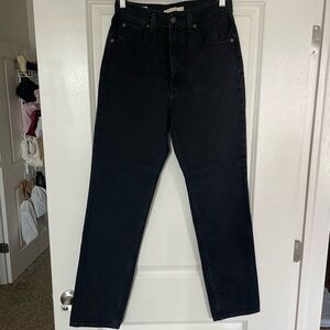 Levi's Black High Slim Jeans